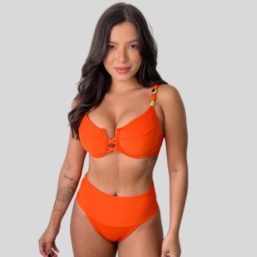 Imagem de Biquíni Hot Pants Faixa Meia Taça Retrô Bali - Califórnia Brasil, Cane