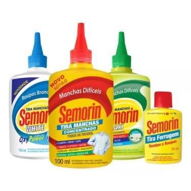 Imagem de 3 Tira Manchas Semorin E Um Tira Ferrugem Semorin