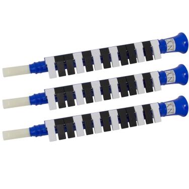 Imagem de Kit 3 Escaletas Melódica 13 Teclas Azul New York