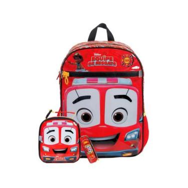 Imagem de Kit Equipe Resgate Mochila De Costas + Lancheira + Estojo - Dermiwil