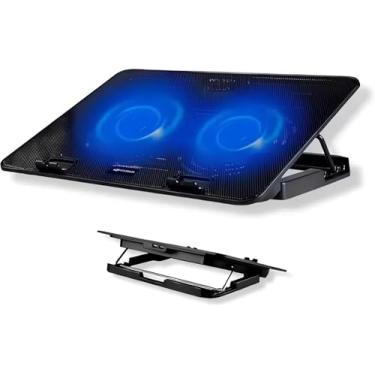 Imagem de Base Notebook Regulável Refrigerada 15,6 Cor Cinza-escuro Cor do LED Azul
