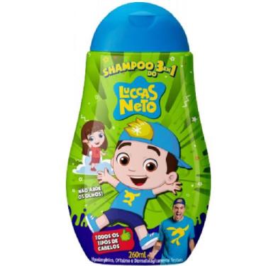 Imagem de Shampoo Luccas Neto 3 em 1 Todos os Tipos de Cabelo - 260ml - CIA DA N