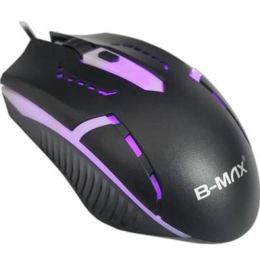 Imagem de Mouse Gammer Rgb Led Color Óptico 3600Dpi Usb 3.0 Com Fio - B-max