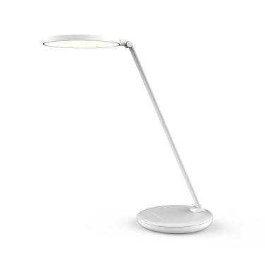 Imagem de Luminaria Fixa De Mesa Touch Branco Cromado 3 Cores 36Cm 18W