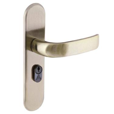 Imagem de Fechadura Entrada Elegance Espelho S40 Latonado Home Aliança