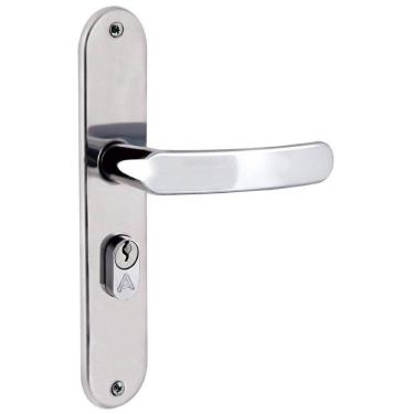Imagem de Fechadura Entrada Premium 4cm Polido Inox Aliança