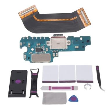 Imagem de Conector de porta de carregamento de telefone, kit de substituição de placa de porta de carregamento USB para Z Fold 3 5G F926 versão EUR com ferramentas de reparo Instalação profissional necessária