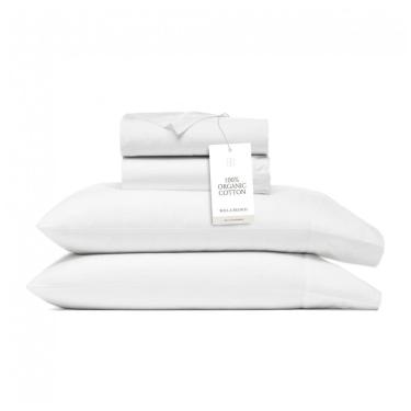 Imagem de Conjunto de Lençóis, Tamanho Queen, Material de Algodão Orgânico 100% Certificado de Fibra Longa Premium, Boll Branch