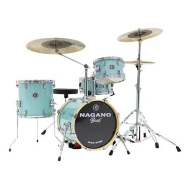 Imagem de Bateria Acústica Nagano 16 Beat SGC Sweet Green Sparkle