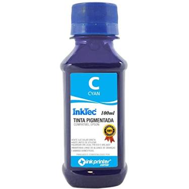 Imagem de Tinta Inktec Ciano Pigmentada para Impressora Epson (100ml)