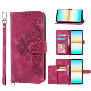 Imagem de Capa protetora para telefone Compatible with Sony Xperia 1 IV (PDX-223) Wallet Case with Credit Card Holder,Premium Soft PU Leather Case,Magnetic Closure Shockproof Case Shockproof Cover Pocket Capas