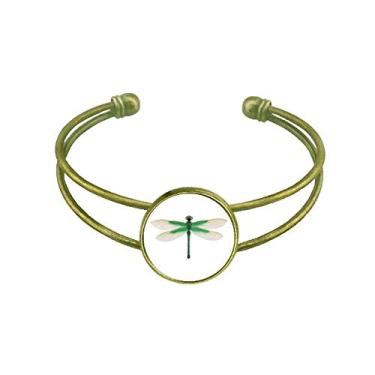 Imagem de Pulseira tradicional chinesa com padrão de libélula de pipa aberta retrô