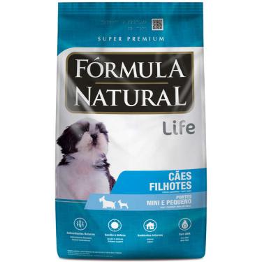 Imagem de Ração Fórmula Natural Life Super Premium para Cães Filhotes Raças Minis e Pequenas - 7 Kg