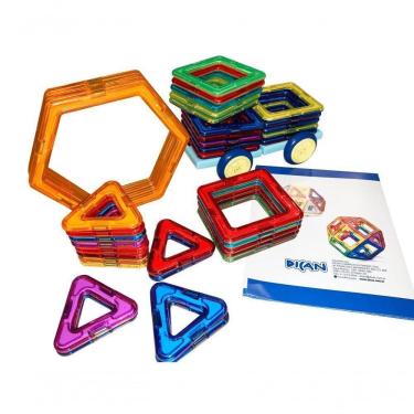 Imagem de Brinquedo Educativo De Montar Magnético Formagnéticos 40Pçs