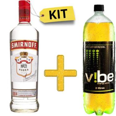 Imagem de Combo Vodka Smirnoff 1 Litro Com 1 Energético Vibe 2 Litros - Diageo