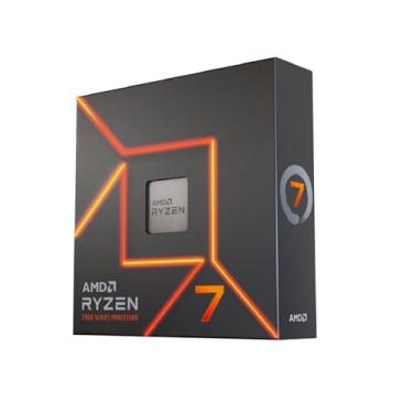 Imagem de Processador AMD Ryzen 7 7700X Box (AM5/8 Cores/16 Threads/5.4GHz/40MB Cache/Radeon Graphics) Com Vídeo/Sem Cooler