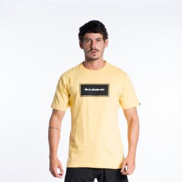 Imagem de Camiseta Quiksilver Omni Rectangle - Amarelo Claro