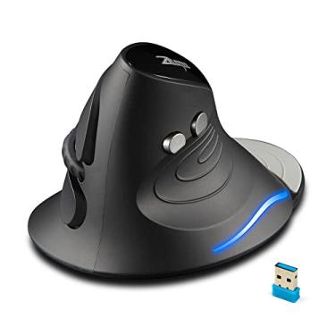 Imagem de F-17 Mouse Vertical 2.4GHz Mouse para Jogos Sem Fio 6 Teclas Ratos Ópticos Ergonômicos com 3 DPI Ajustáveis para PC Laptop
