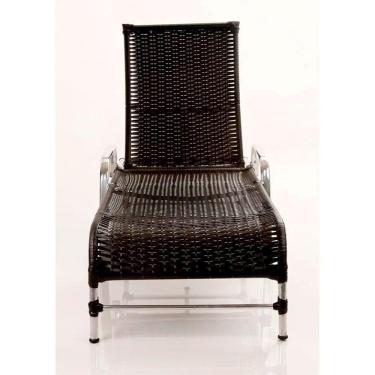 Imagem de Espreguiçadeira Decorativa Para Piscina Jardim Pedra Ferro