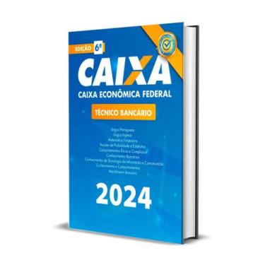 Imagem de Livro Concurso Caixa 2024 Apostila Caixa Economica Federal - Alfacon
