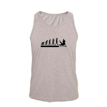 Imagem de Regata Masculina Algodão Evolução Estampada Verão Moderna