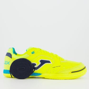 Imagem de Chuteira Joma Top Flex Futsal Verde Limão-Masculino