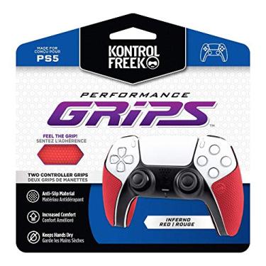 Imagem de KontrolFreek Performance Grips for PlayStation 5 (PS5) Controller (Inferno Red)