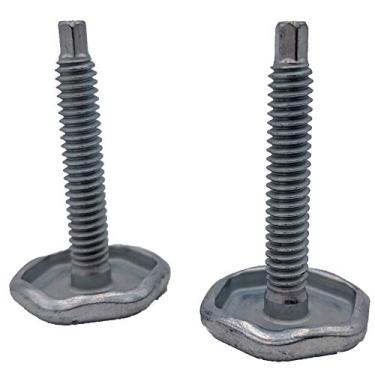 Imagem de Supplying Demand WD12X23057 WD12X10417 Pacote com 2 peças de substituição de perna de nivelamento rosqueado para máquina de lavar louça, modelo específico não universal