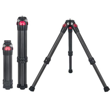 Imagem de Novo mini tripé de fibra de carbono para GoPro Go Pro Hero 11 10 9 8 7 5 4 3 para insta360 Insta 360 ONE X3 X2 RS X R Acessórios de câmera esportiva (vermelho)