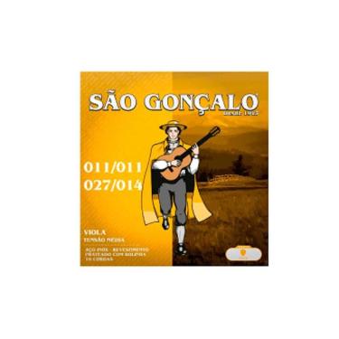 Imagem de Encordoamento P/viola Caipira 011 - .027 / .011 - .014 Tensão Média São Gonçalo [F108]