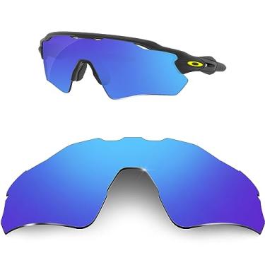 Imagem de HiCycle2 Lentes de reposição adequadas para óculos de sol Oakley Radar EV Path lentes polarizadas - várias cores, Azul, 55mm