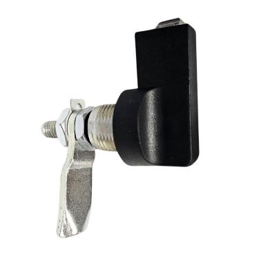 Imagem de Fecho Lingueta C/ Manopla Click C/ Trava P/ Cadeado A=25-35mm Preto Cod. 25154 - Tasco