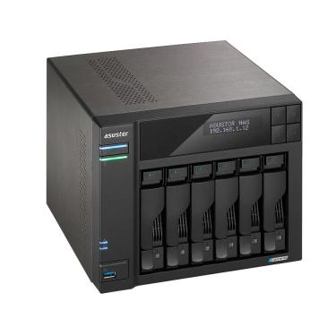 Imagem de Storage NAS Asustor Lockerstor 6 Gen2 Intel Celeron N5105 8GB DDR4 6 Baias S/HD - AS6706T