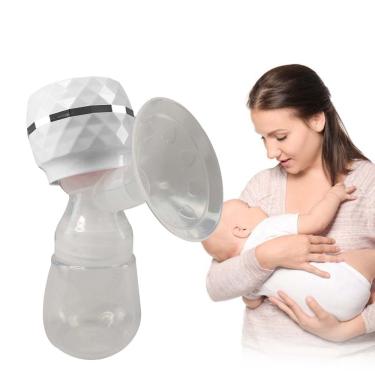 Imagem de Bomba de Tirar Leite Materno Extratora Eletrica Recarregavel Massagem USB Mamadeira Bateria Amamentação Portatil