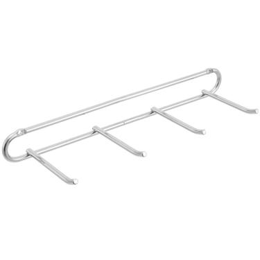 Imagem de Suporte Para Cintos e Gravatas de Parede Pendurador com 4 Ganchos Cabideiro Bolsas Roupas