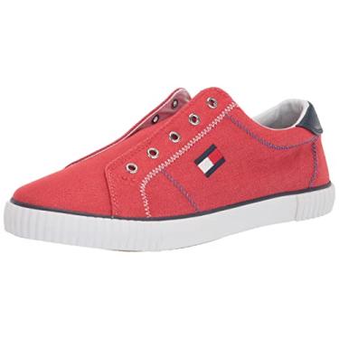 Imagem de Tommy Hilfiger Tênis feminino Ewon, Vermelho, 36