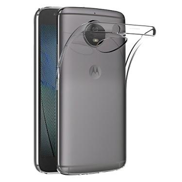 Imagem de Capa para Motorola Moto G5s (5,2 polegadas) MaiJin Capa Traseira Transparente de Gel de Borracha TPU Macio