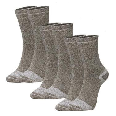 Imagem de Kit Com 3 Pares De Meias Trekking Coolmax Esportiva Sport Modelo Cano 