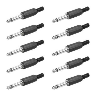 Imagem de 10x Plug P10 Mono Premium Série Classic - Oferta Especial   - PIX