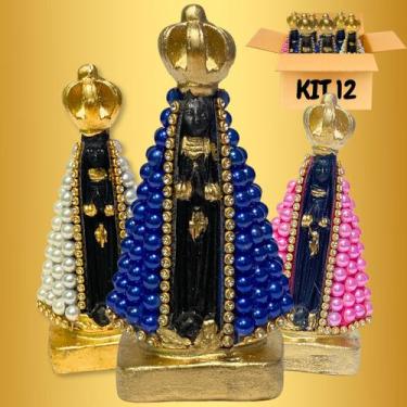 Imagem de Imagem Nossa Senhora Aparecida Kit 12 Atacado Multi Tamanhos - Europio