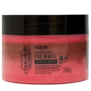 Imagem de PORAN ESFOLIANTE CORPO ROSTO CHOCOLATE PIMENTA 240G
