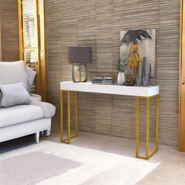 Imagem de Aparador Sala Hotel 1,20mt Mdf 100%MDF Planalto Pés De Ferro - A7home,