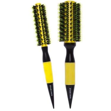 Imagem de 2UN Escova Thermal Ceramica Basic Yellow 35/57MM Marco Boni