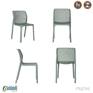Imagem de Kit 4 Cadeiras Capri PP Várias Cores - Fratini, Verde Menta