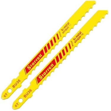 Imagem de Lâmina Serra Tico-Tico Bi-Metal 75mm Starrett, Amarela