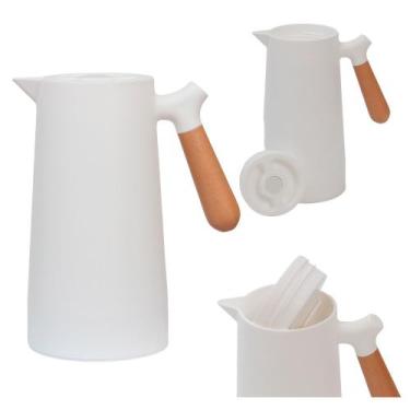 Imagem de Garrafa Térmica Grande 1 Litro Com Ampola de Vidro Nórdica - Gira