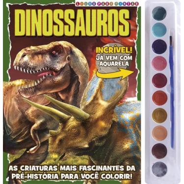 Imagem de Livro - Dinossauros - Livro para pintar