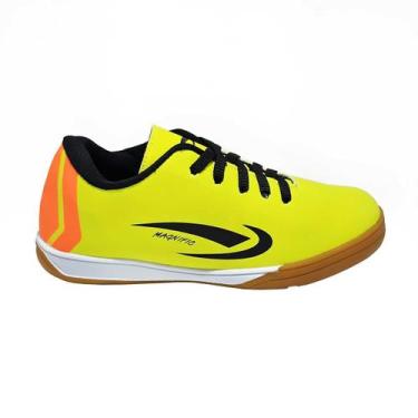 Imagem de Chuteira Infantil Magnific Futsal Society Nid Feet - Amarela, Homem, C