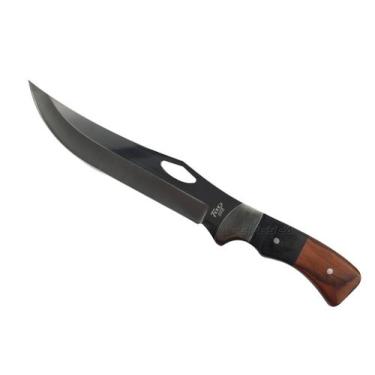 Imagem de Faca Esportiva Taue S006 Full Tang Cabo Artesanal em Madeira (32 cm)
