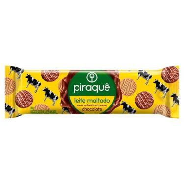 Imagem de Biscoito Piraquê Leite Maltado Com Chocolate 80g